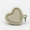 Cocopup Foldable Bowls | Foldable Bowls-Heart Collapsible Bowl - Cream