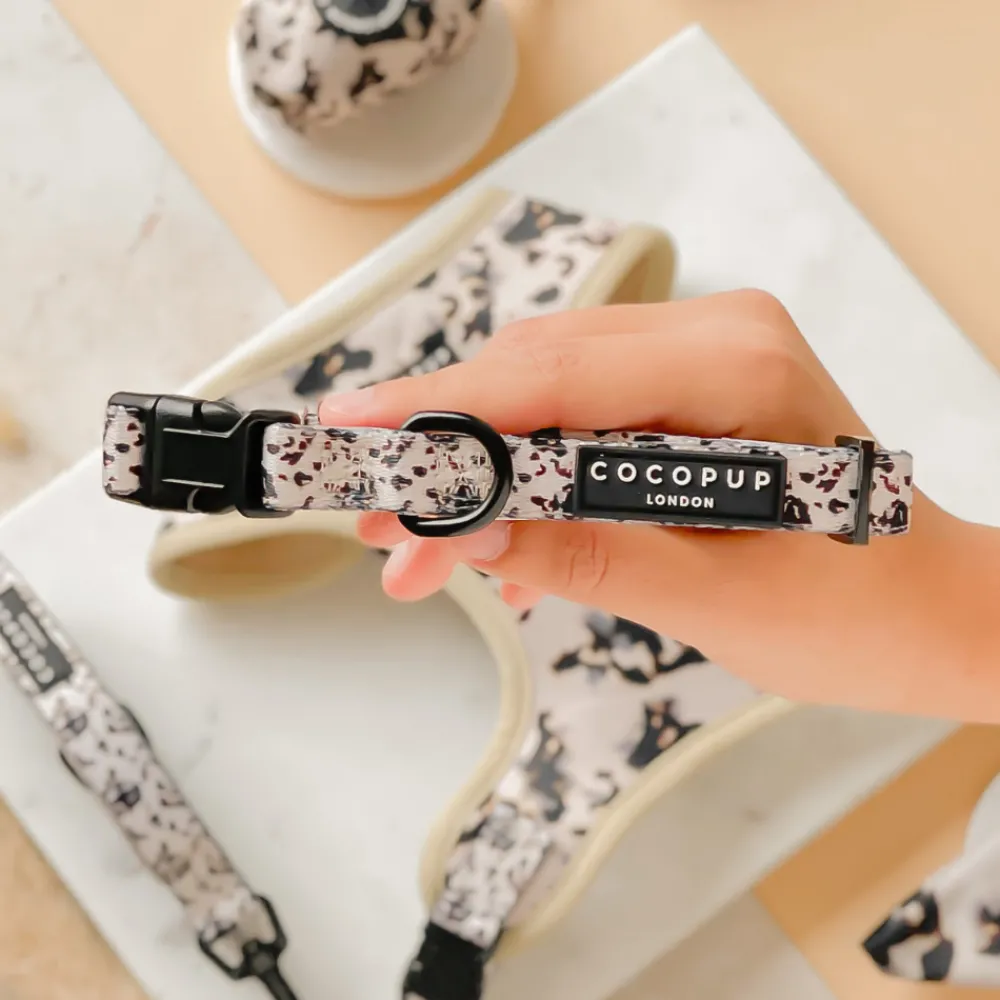 Cocopup Adjustable Harness Bundles-Ivory Tort Adjustable Neck Harness, Lead & Collar Bundle