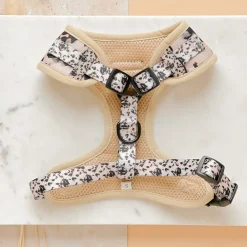 Cocopup Adjustable Neck Harnesses-Ivory Tort Adjustable Neck HARNESS