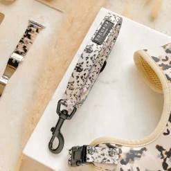 Cocopup Adjustable Harness Bundles-Ivory Tort Adjustable Neck Harness, Lead & Collar Bundle