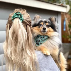 Cocopup Bandanas-Khaki Leopard Bandana