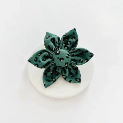 Cocopup Collar Flowers | Collar Flowers-Khaki Leopard Collar Flower