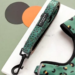 Cocopup Leads-Khaki Leopard Lead