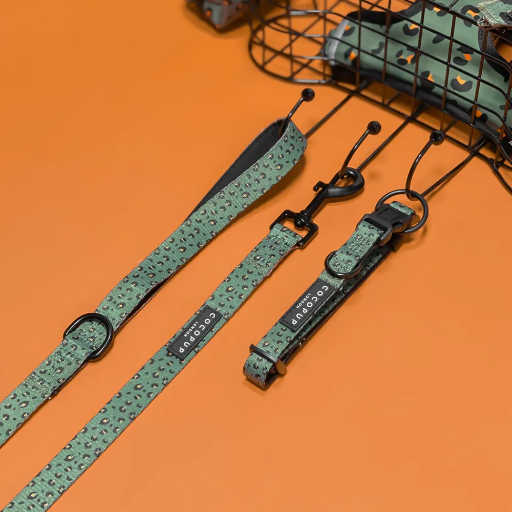 Cocopup Leads | Puppy Leads & Collars-Khaki Leopard Lead - Puppy