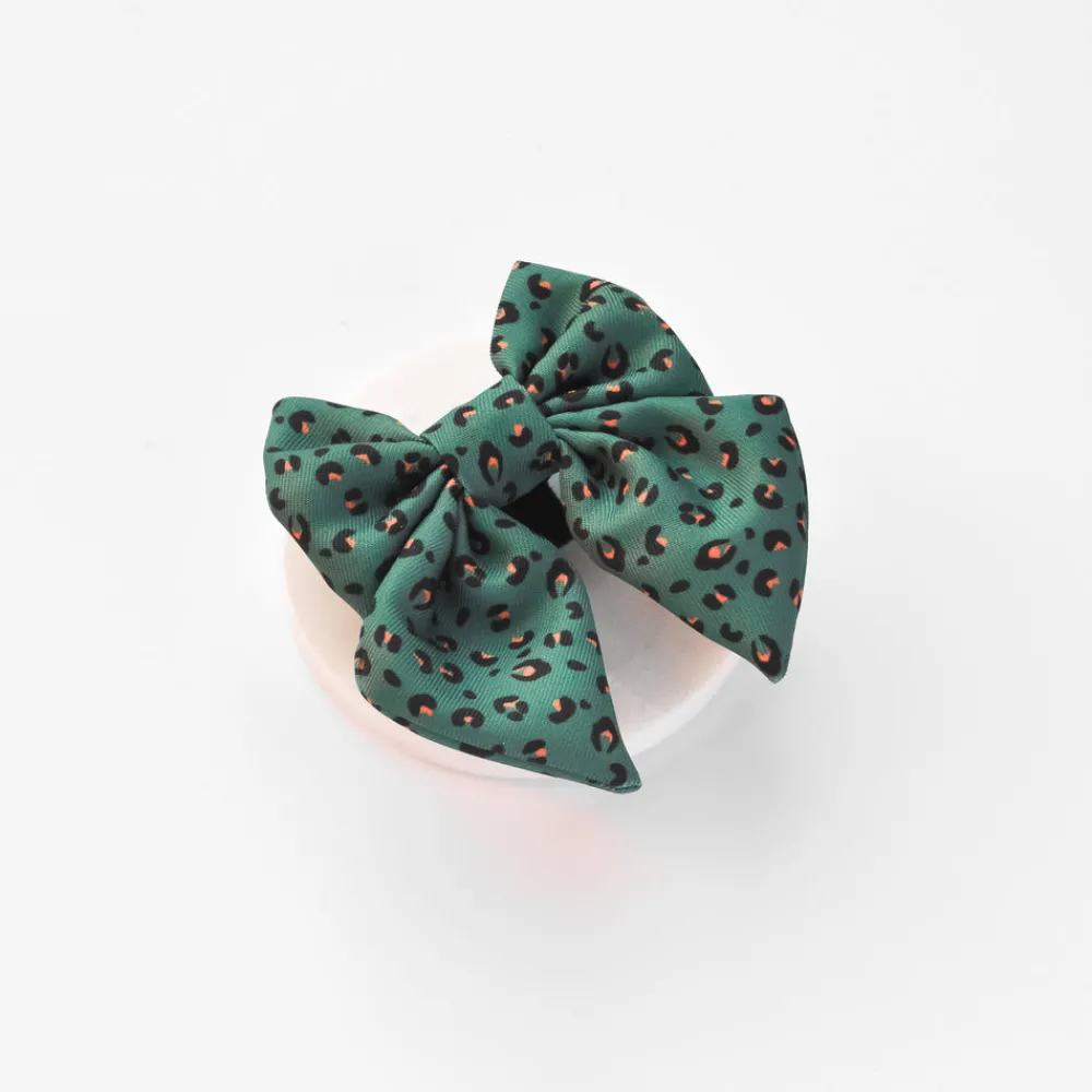 Cocopup Sailor Bow Ties | Bow Ties-Khaki Leopard Sailor Bow Tie