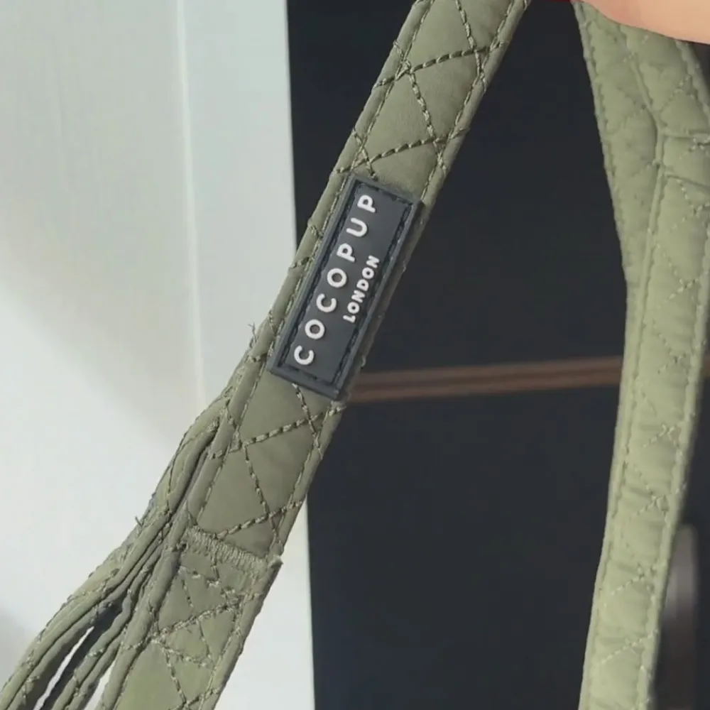 Cocopup Leads-Khaki Quilted Lead