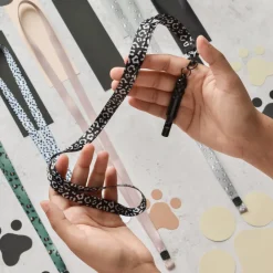 Cocopup Whistles & Lanyards | Whistles & Lanyards-Lanyard - Black Leopard