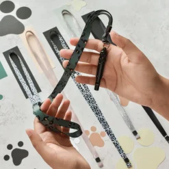 Cocopup Whistles & Lanyards | Whistles & Lanyards-Lanyard - Khaki Leopard