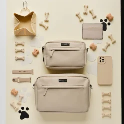 Cocopup Large Dog Walking Bags-Large Dog Walking Bag - Caramel Latte