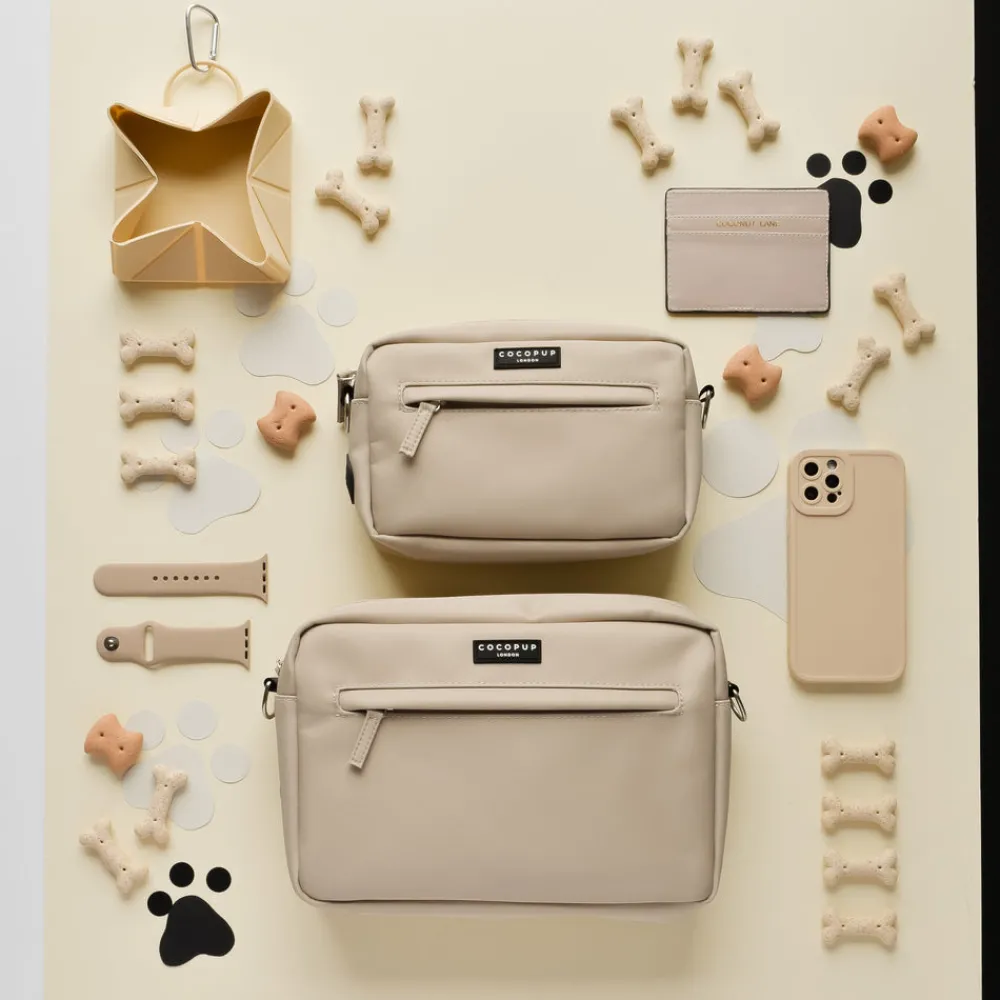 Cocopup Large Dog Walking Bags-Large Dog Walking Bag - Caramel Latte