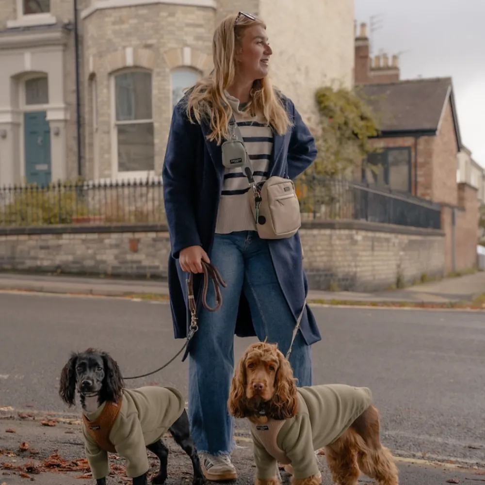 Cocopup Large Dog Walking Bags-Large Dog Walking Bag - Caramel Latte