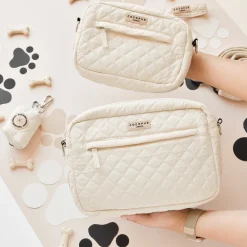 Cocopup Large Bag Bundles-Large Dog Walking Bag Bundle - Cream Quilted