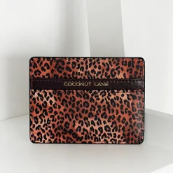 Cocopup Card Holders-Leopard Pup Card Holder by Coconut Lane