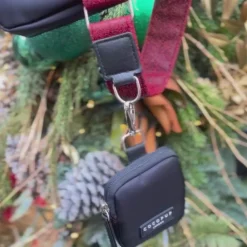 Cocopup Bag Straps-Limited Edition Bag Strap - Burgundy Sparkle Pup