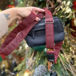 Cocopup Classic Bag Bundles-Limited Edition Dog Walking Black Bag - Burgundy Sparkle Pup