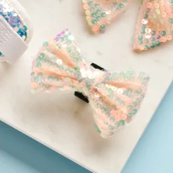 Cocopup Bow Ties-Limited Edition LUXE Party Rose Gold Sequin Bow Tie