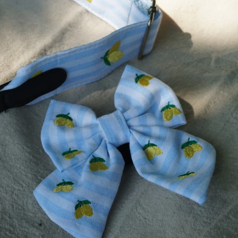 Cocopup Sailor Bow Ties-Living La Vida Lemon Sailor Bow Tie
