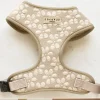 Cocopup Adjustable Neck Harnesses-Luxe Adjustable Neck HARNESS- Mocha Flower