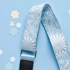 Cocopup Bag Straps-Luxe Bag Strap - Baby Blue Flower