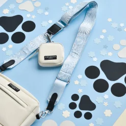 Cocopup Bag Straps-Luxe Bag Strap - Baby Blue Flower
