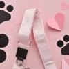 Cocopup Bag Straps-Luxe Bag Strap - Baby Pink Heart