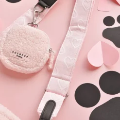 Cocopup Bag Straps-Luxe Bag Strap - Baby Pink Heart