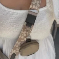 Cocopup Bag Straps-Luxe Bag Strap - Mocha Flower