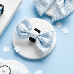 Cocopup Bow Ties-Luxe Bow Tie - Baby Blue Flower