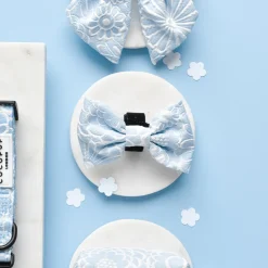 Cocopup Bow Ties-Luxe Bow Tie - Baby Blue Flower