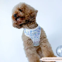 Cocopup Adjustable Neck Harnesses | Special Occassion Harnesses ✨-LUXE Party Holographic Sequin HARNESS