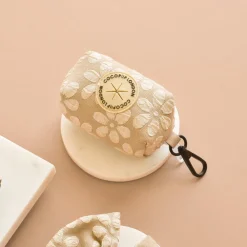Cocopup Poop Bag Holders | Poop Bag Holders-Luxe Poop Bag Holder - Mocha Flower