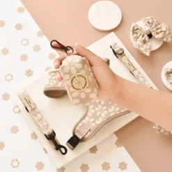 Cocopup Poop Bag Holders | Poop Bag Holders-Luxe Poop Bag Holder - Mocha Flower