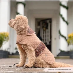 Cocopup Coats ❄️-LUXE Quilted Dog Coat - Leopard Pup