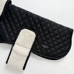 Cocopup Coats ❄️-LUXE Quilted Dog Coat - Midnight Black