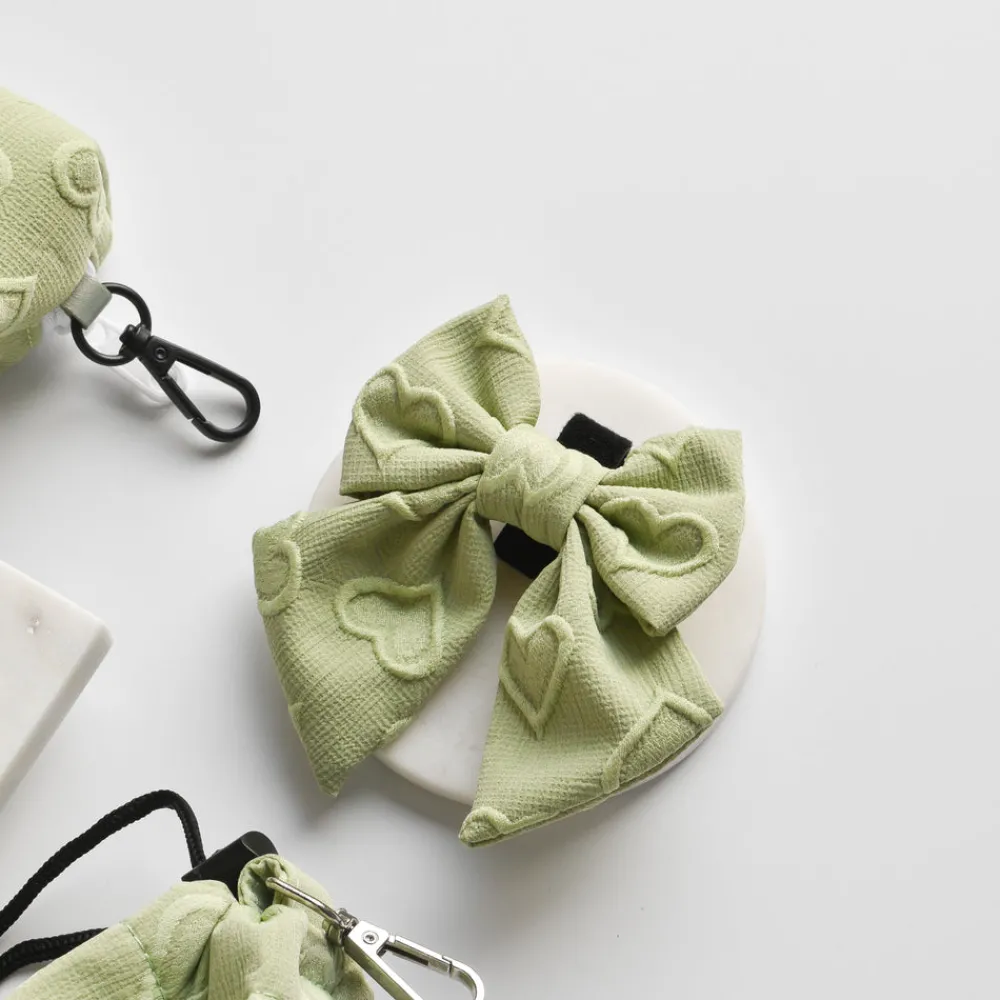 Cocopup Sailor Bow Ties-Luxe Sailor Bow Tie - Sage Heart