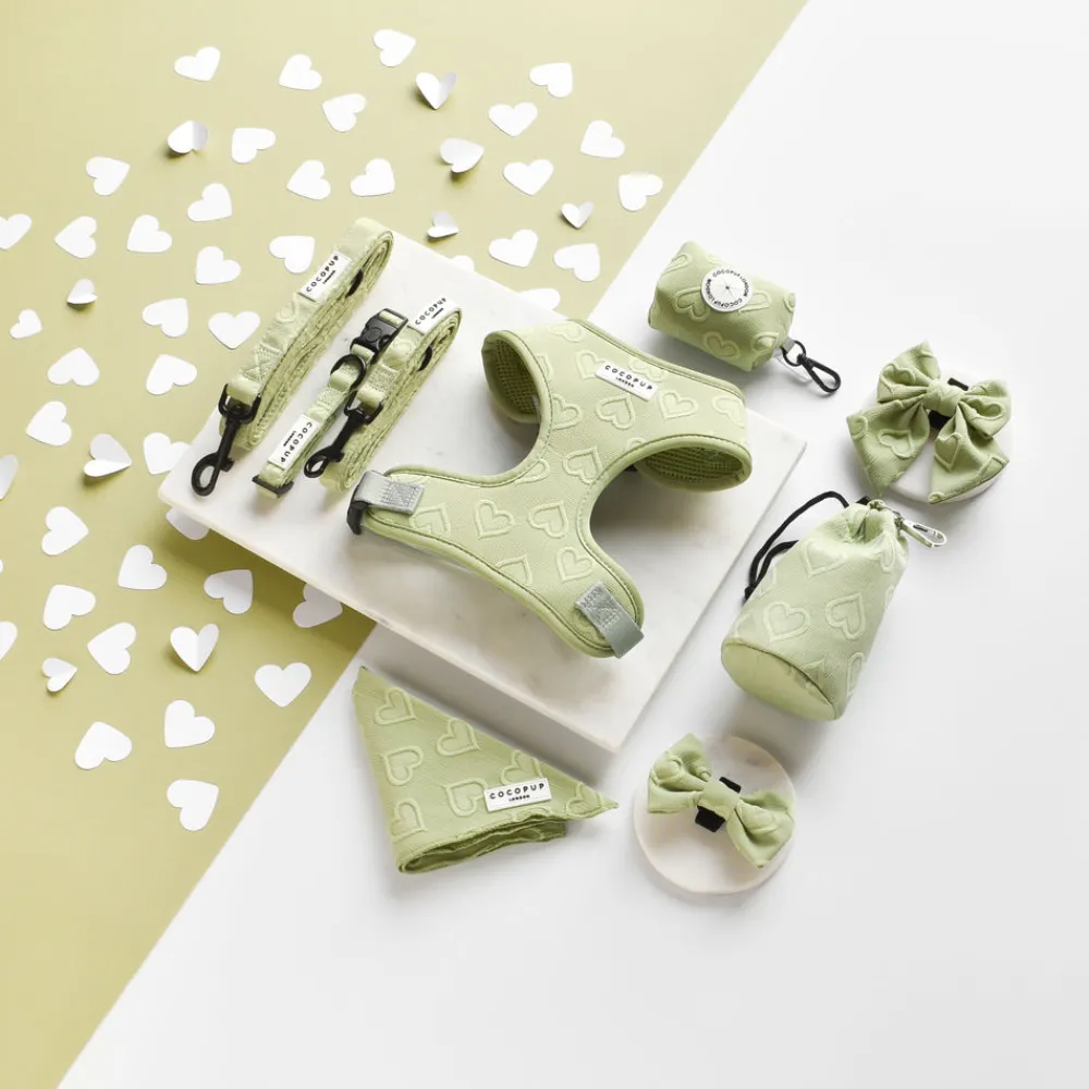 Cocopup Sailor Bow Ties-Luxe Sailor Bow Tie - Sage Heart
