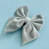 Cocopup Sailor Bow Ties | Personalised Sailor Bow Ties 🎀-Luxe Velvet Sailor Bow Tie - Baby Blue