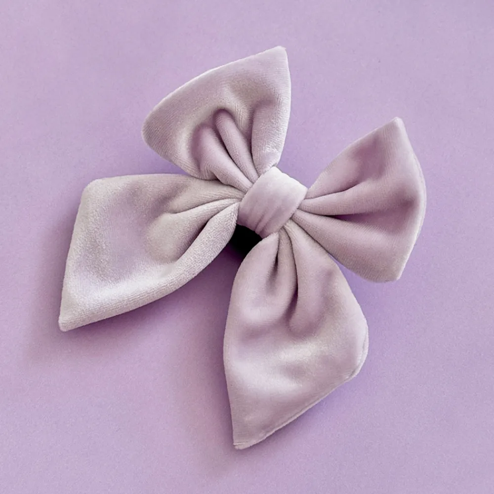 Cocopup Sailor Bow Ties | Personalised Sailor Bow Ties ð-Luxe Velvet Sailor Bow Tie - Lilac