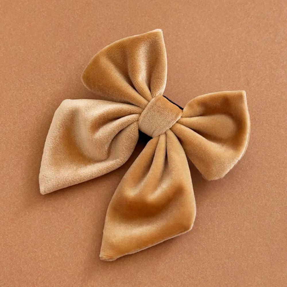 Cocopup Sailor Bow Ties | Personalised Sailor Bow Ties ð-Luxe Velvet Sailor Bow Tie - Mocha