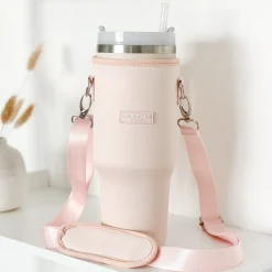Cocopup Tumbler Carry Cases-Marshmallow Pink Tumbler Carry Case by Coconut Lane