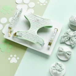 Cocopup Collars-Matcha Textured Tweed COLLAR