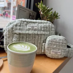 Cocopup Classic Bag Bundles-Matcha Textured Tweed Dog Walking Bag Bundle - Matcha Textured Tweed