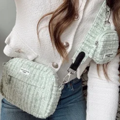 Cocopup Classic Bag Bundles-Matcha Textured Tweed Dog Walking Bag Bundle - Matcha Textured Tweed