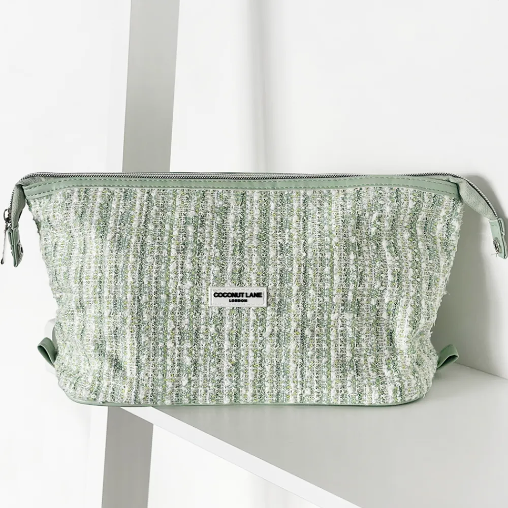 Cocopup Magic Lifestyle Pouch-Matcha Textured Tweed Magic Lifestyle Pouch - By Coconut Lane