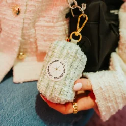 Cocopup Poop Bag Holders | Poop Bag Holders-Matcha Textured Tweed Poop Bag Holder