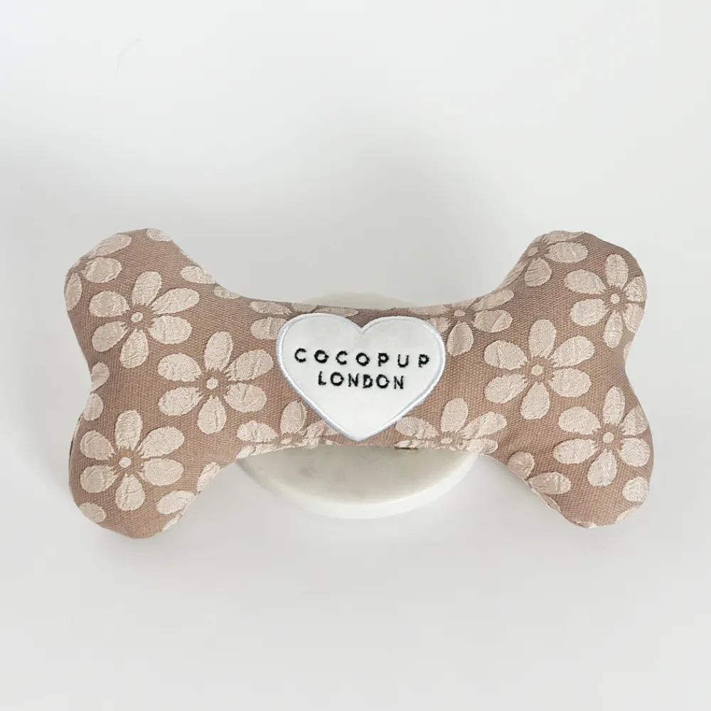 Cocopup Bone Toys 🦴-Mocha Flower Bone Toy