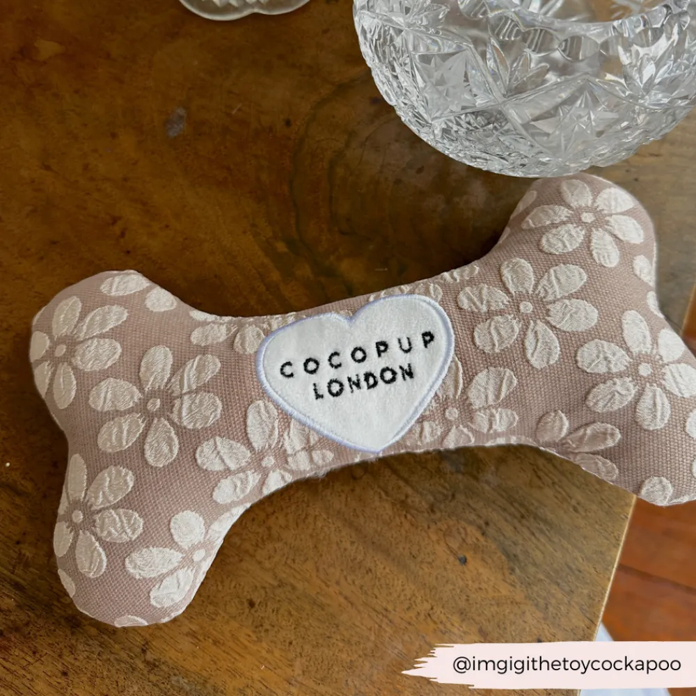 Cocopup Bone Toys 🦴-Mocha Flower Bone Toy