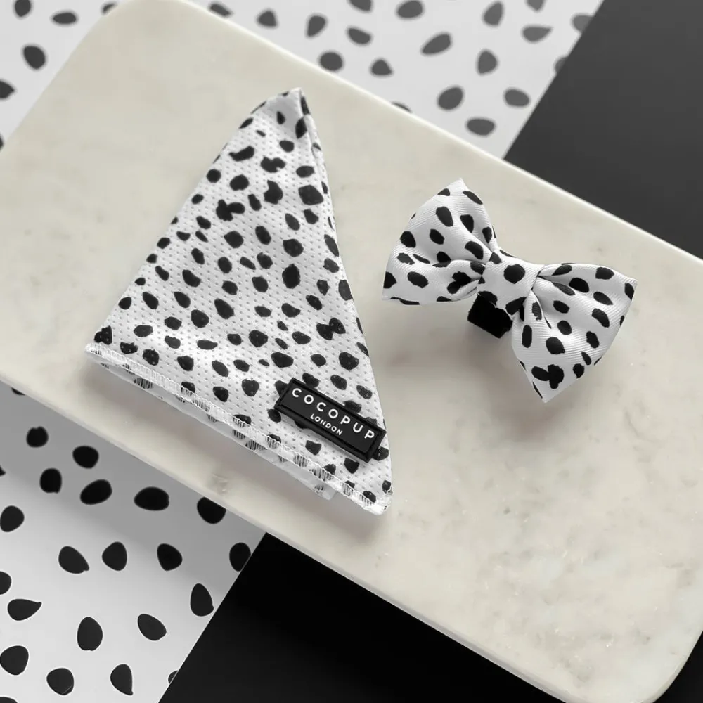 Cocopup Bandanas-Monochrome Spots Bandana