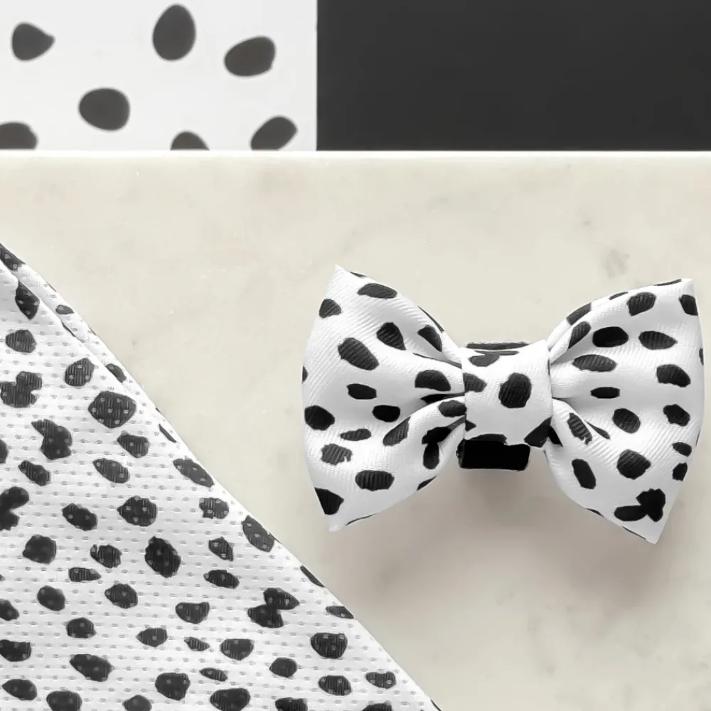 Cocopup Bow Ties-Monochrome Spots Bow Tie