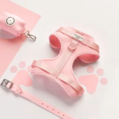 Cocopup Adjustable Neck Harnesses | Nakd D-Ring Harnesses-NAKD Adjustable Neck Harness - Candyfloss